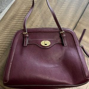Purple/plum Liz Claiborne purse